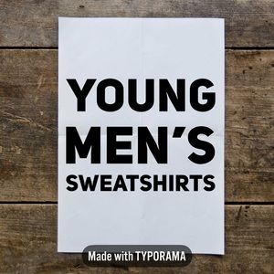 Young Men’s Sweatshirts